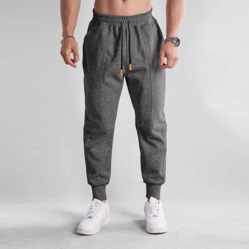 Men's Solid Color Loose Elastic Waist Sweatpants 85674025Z sold by Manly product image thumbnail 5