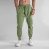 Men's Solid Color Loose Elastic Waist Sweatpants 85674025Z sold by Manly