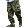 Men's Casual Outdoor Multi-pocket Cotton Cargo Pants 53284678M sold by Manly