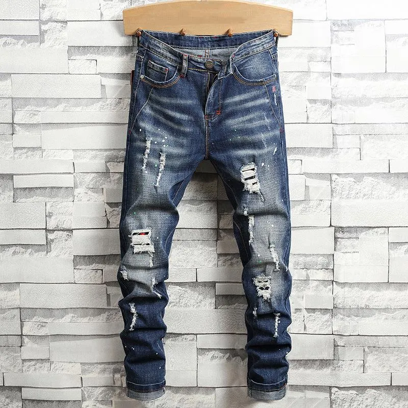 Men's Ripped Stretch Slim Jeans 44696788Y sold by Manly product image thumbnail 2