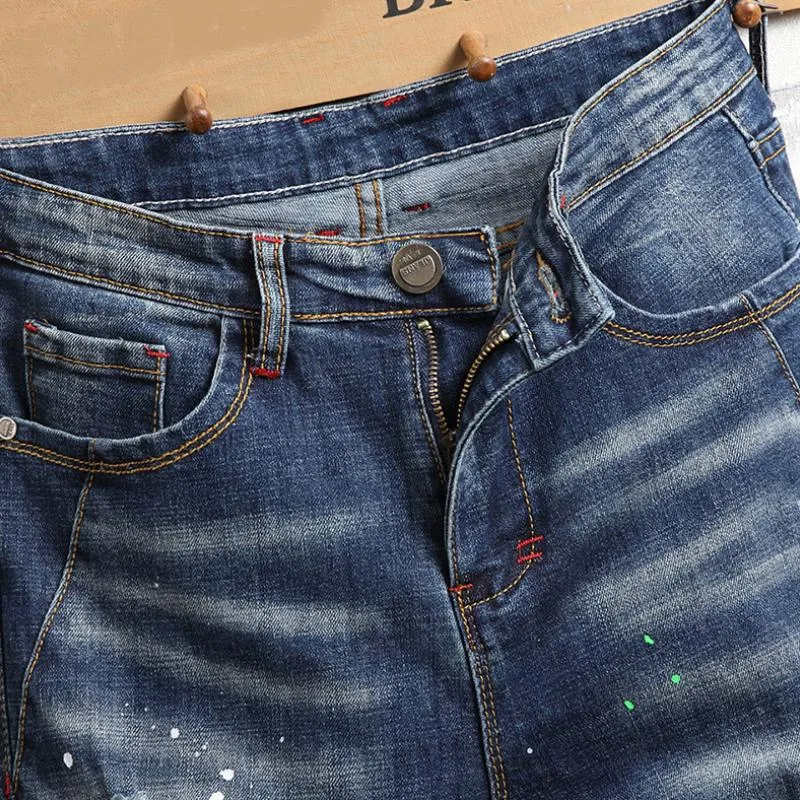 Men's Ripped Stretch Slim Jeans 44696788Y sold by Manly product image thumbnail 4