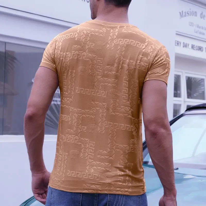 Men's Casual Sports Stretch Short-sleeved Quick-drying T-shirt 56455171X sold by Manly product image thumbnail 5