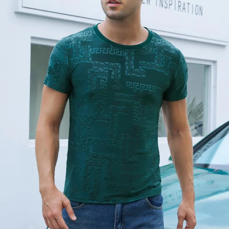 Men's Casual Sports Stretch Short-sleeved Quick-drying T-shirt 56455171X sold by Manly product image thumbnail 3