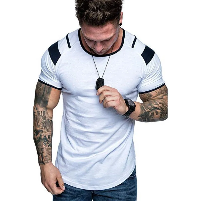 Men's Crew Neck Striped Print Short Sleeve T-shirt 15201521X sold by Manly product image thumbnail 5