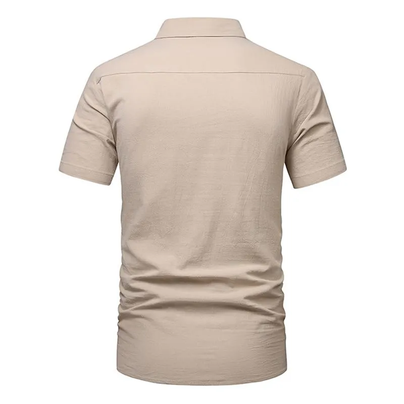 Men's Lapel Pocket Short Sleeve Shirt 05475229Z sold by Manly product image thumbnail 3