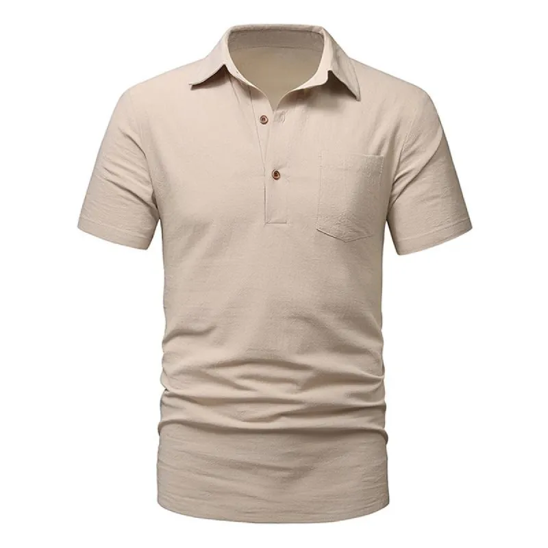 Men's Lapel Pocket Short Sleeve Shirt 05475229Z sold by Manly