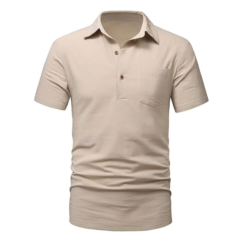 Men's Lapel Pocket Short Sleeve Shirt 05475229Z sold by Manly
