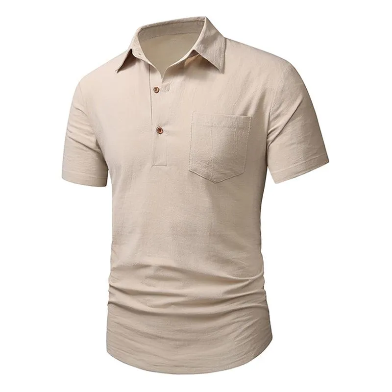 Men's Lapel Pocket Short Sleeve Shirt 05475229Z sold by Manly product image thumbnail 2