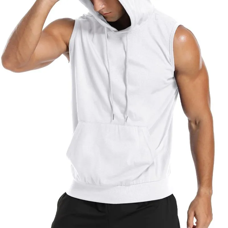 Men's Solid Color Sports Casual Sleeveless Tank Top 28032749Y sold by Manly product image thumbnail 4