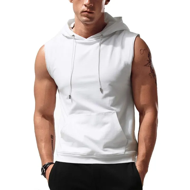 Men's Solid Color Sports Casual Sleeveless Tank Top 28032749Y sold by Manly product image thumbnail 3