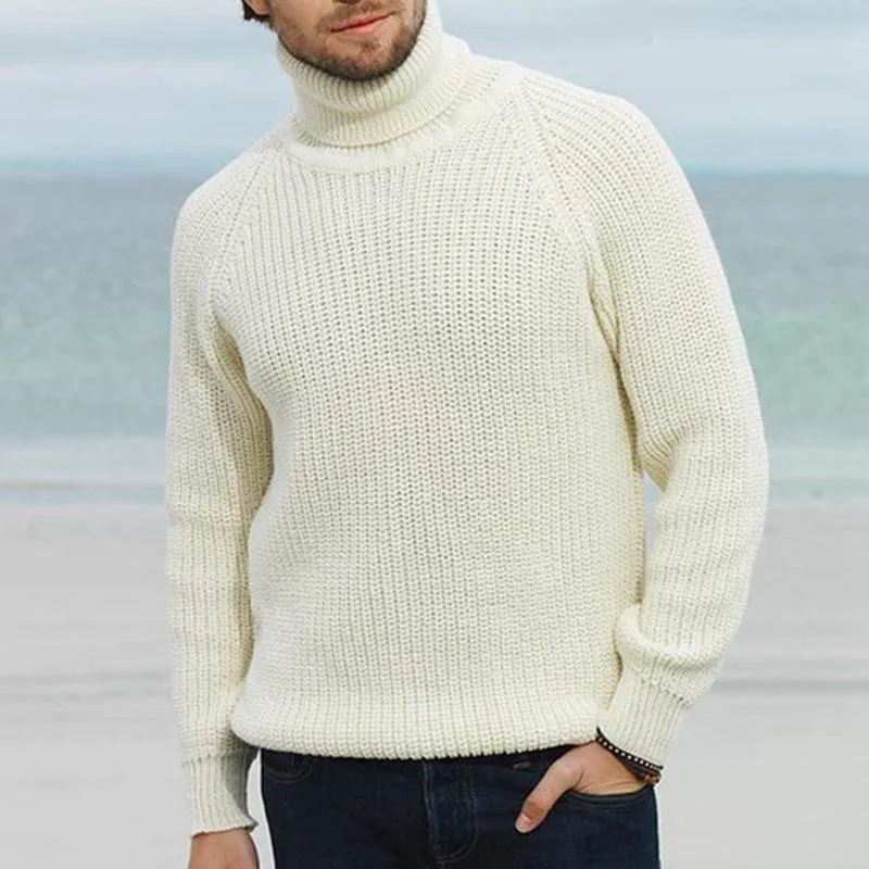 Men's Casual Turtleneck Long Sleeve Pullover Knitwear 38789614M sold by Manly product image thumbnail 2