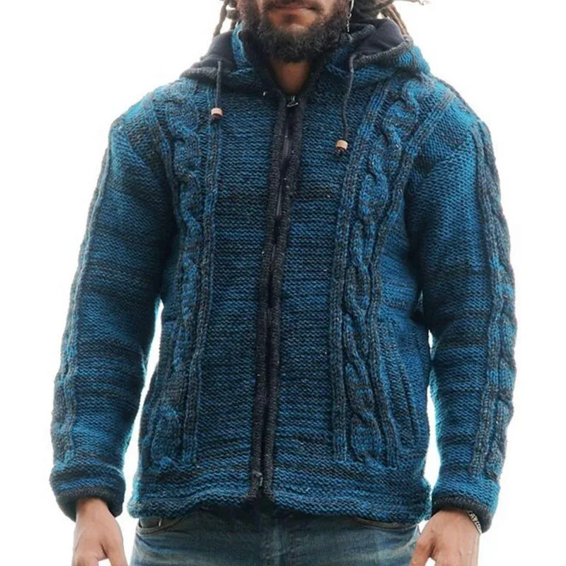 Men's Zip Hooded Knitwear Cardigan 06717996X sold by Manly product image thumbnail 3