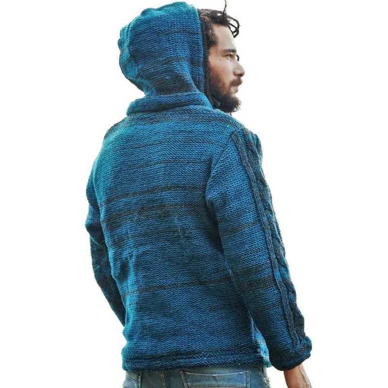 Men's Zip Hooded Knitwear Cardigan 06717996X sold by Manly product image thumbnail 4