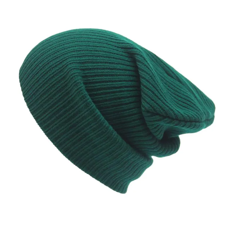 Men's Casual Solid Color Loose Knitted Beanie Hat 14302327M sold by Manly