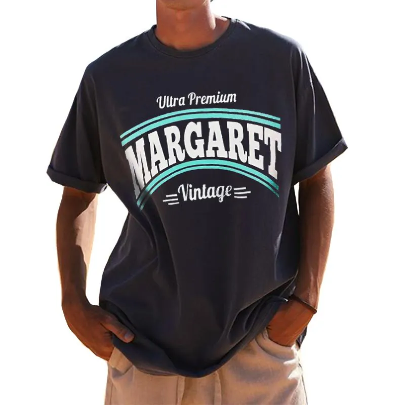 Men's Casual Letter Print T-shirt 77845910TO sold by Manly