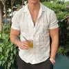 Men's Vintage Casual Pleated Pocket Shirt 40955719TO sold by Manly