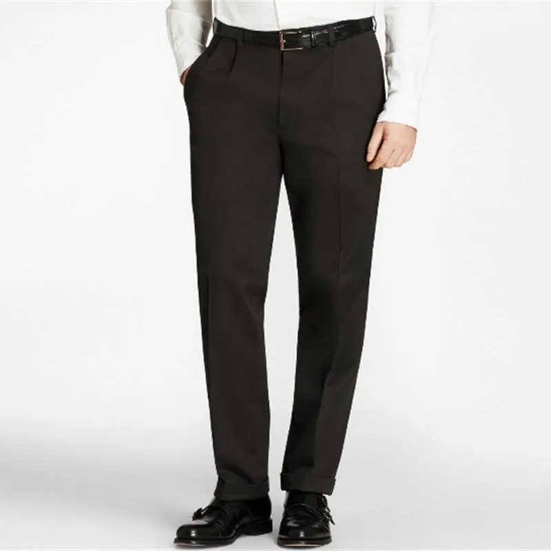 Men's Casual Solid Color Straight Slim Suit Pants 83703636M sold by Manly product image thumbnail 4