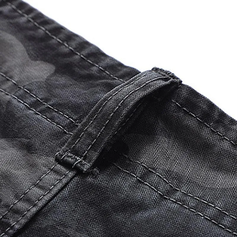 Men's Casual Outdoor Cotton Camouflage Loose Multi-Pocket Work Shorts 10944877M sold by Manly product image thumbnail 5