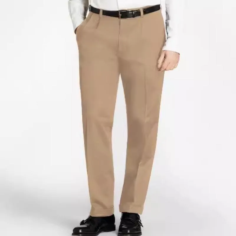 Men's Casual Solid Color Straight Slim Suit Pants 83703636M sold by Manly product image thumbnail 3