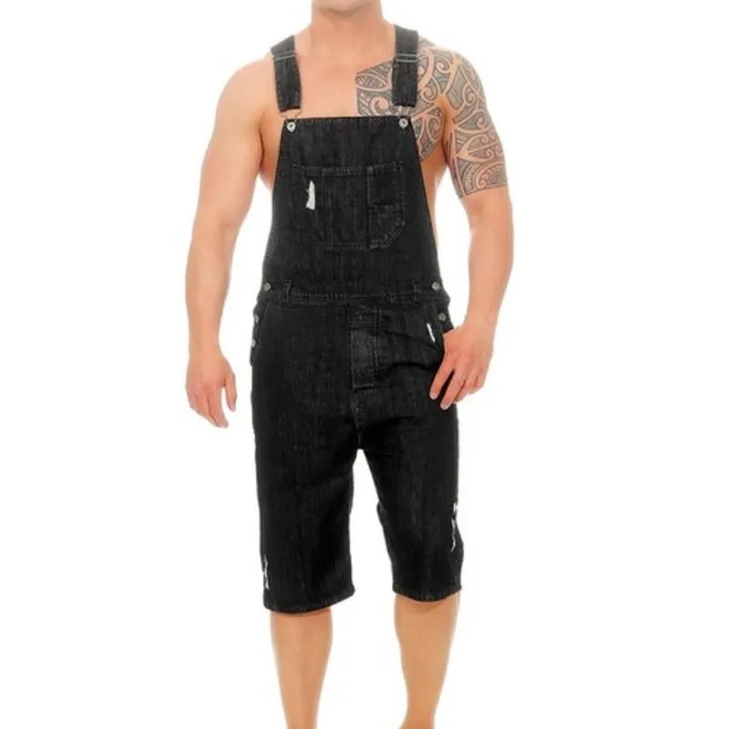 Men's Casual Denim Ripped Jumpsuit 50701605Y sold by Manly product image thumbnail 2