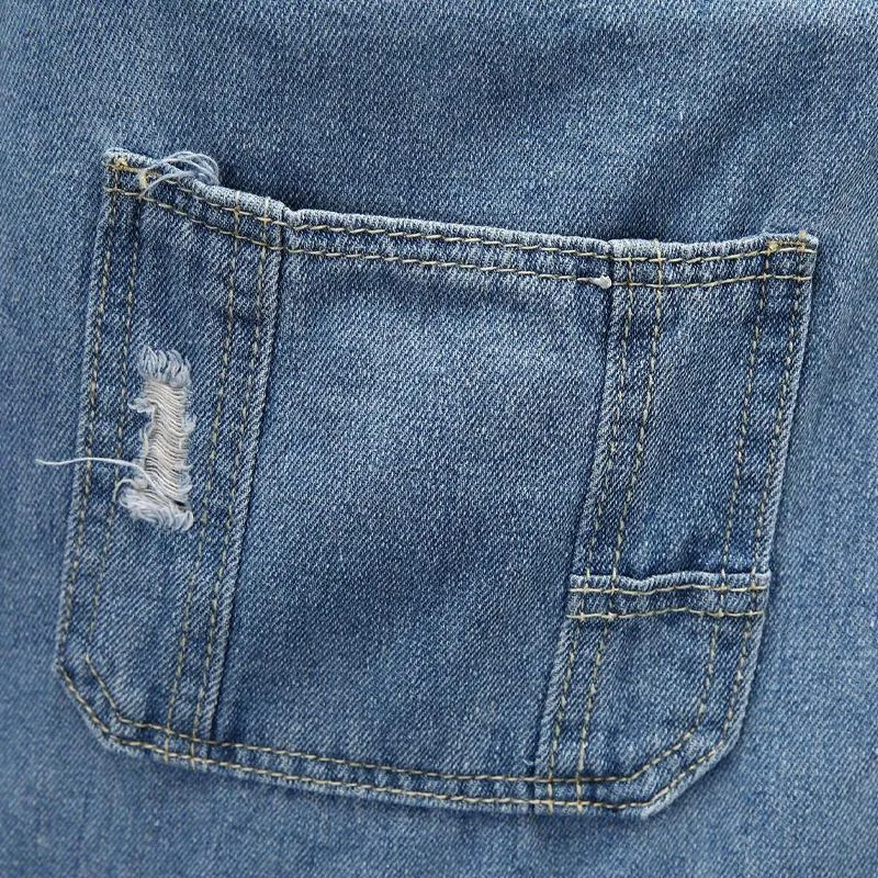Men's Casual Denim Ripped Jumpsuit 50701605Y sold by Manly product image thumbnail 3