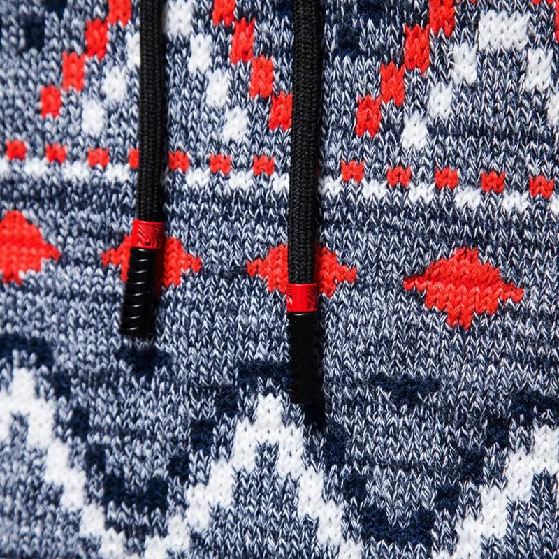 Men's Ethnic Jacquard Pullover Hooded Sweater 77859961M sold by Manly product image thumbnail 4