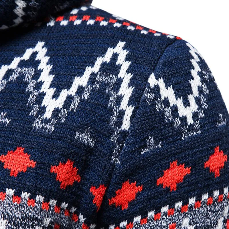 Men's Ethnic Jacquard Pullover Hooded Sweater 77859961M sold by Manly product image thumbnail 5