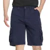 Men's Casual Solid Color Multi-Pocket Cargo Shorts 09603033Y sold by Manly