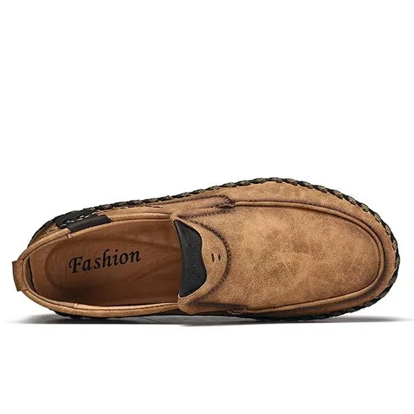 MEN'S RETRO SLIP-ON LEATHER SHOES 09572323 sold by Manly product image thumbnail 2