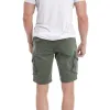 Men's Drawstring Multi-Pocket Cargo Shorts 40480825Y sold by Manly