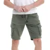Men's Drawstring Multi-Pocket Cargo Shorts 40480825Y sold by Manly