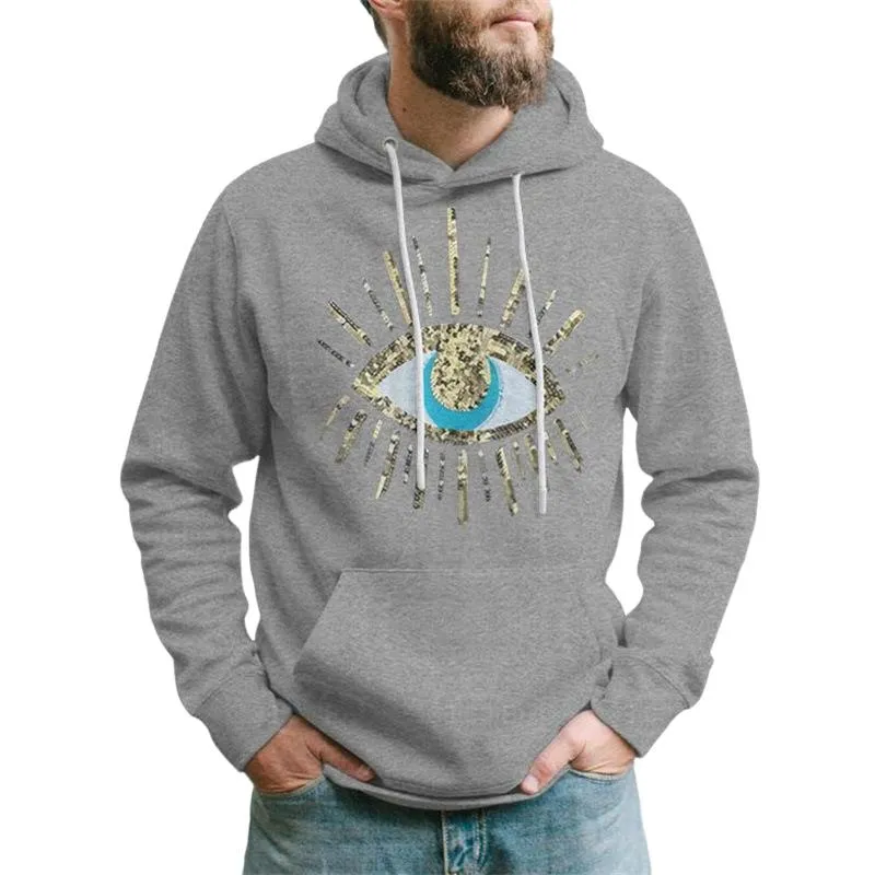 Men's Casual Printed Long Sleeve Hoodie 16649278X sold by Manly product image thumbnail 3