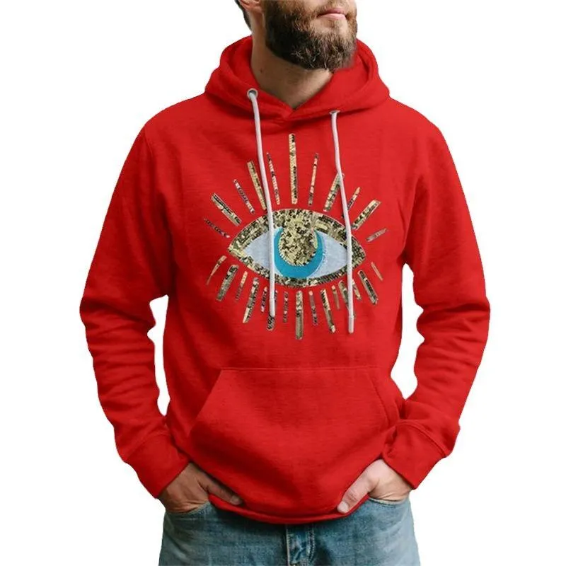 Men's Casual Printed Long Sleeve Hoodie 16649278X sold by Manly product image thumbnail 4