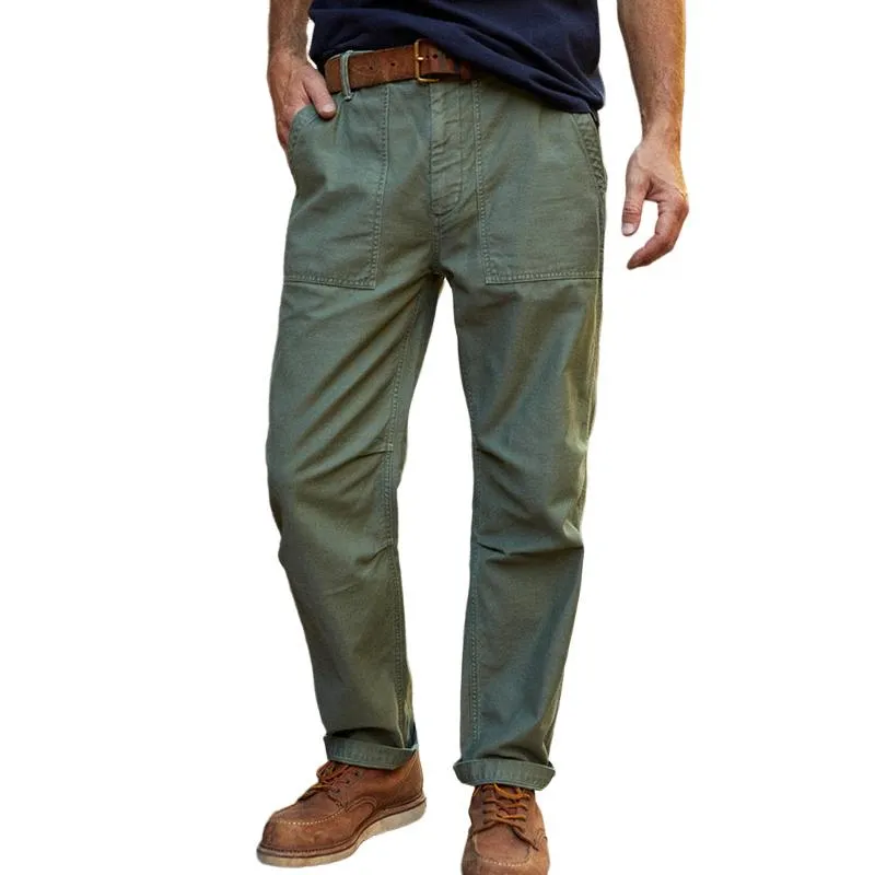 Men's Casual Vintage Pocket Cargo Pants 13988130TO sold by Manly