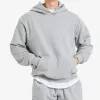 Men's Casual Solid Color Kangaroo Bag Long Sleeve Sports Hoodie 07374762M sold by Manly