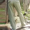 Men's Casual Straight Drawstring Loose Trousers 58622955M sold by Manly