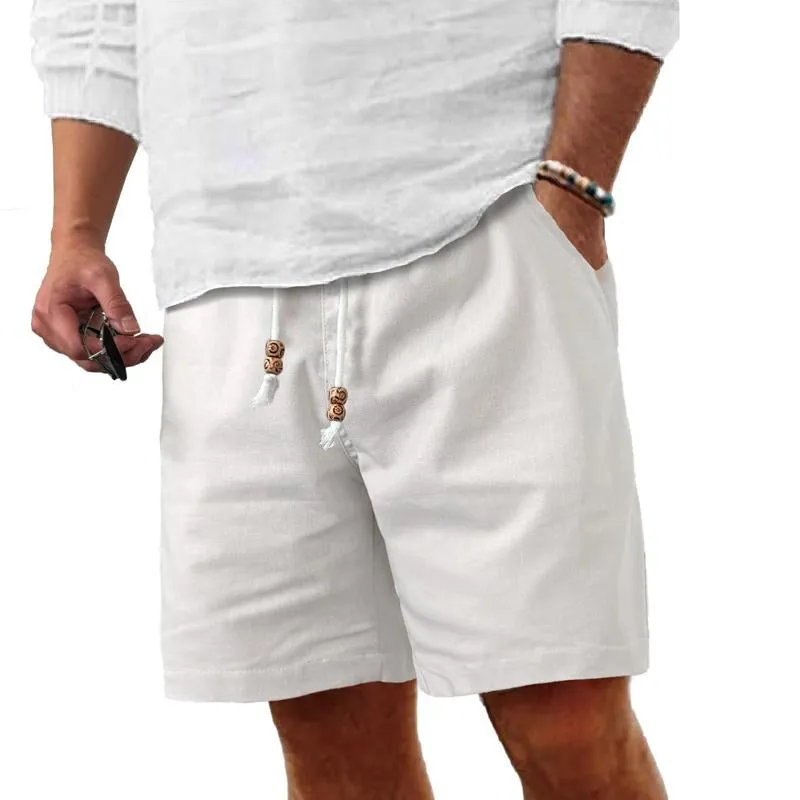 Men's Cotton And Linen Pocket Beach Shorts 16939737Y sold by Manly product image thumbnail 2