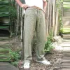 Men's Casual Straight Drawstring Loose Trousers 58622955M sold by Manly