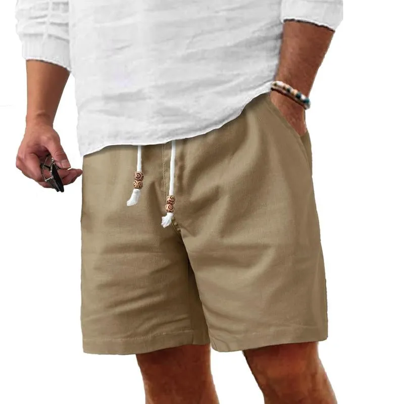 Men's Cotton And Linen Pocket Beach Shorts 16939737Y sold by Manly product image thumbnail 5