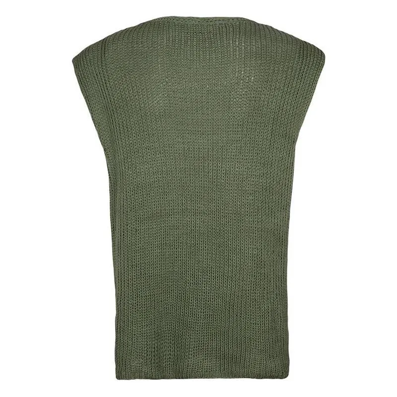 Men's Sleeveless V-Neck Loose Knit Vest 20980803X sold by Manly product image thumbnail 4