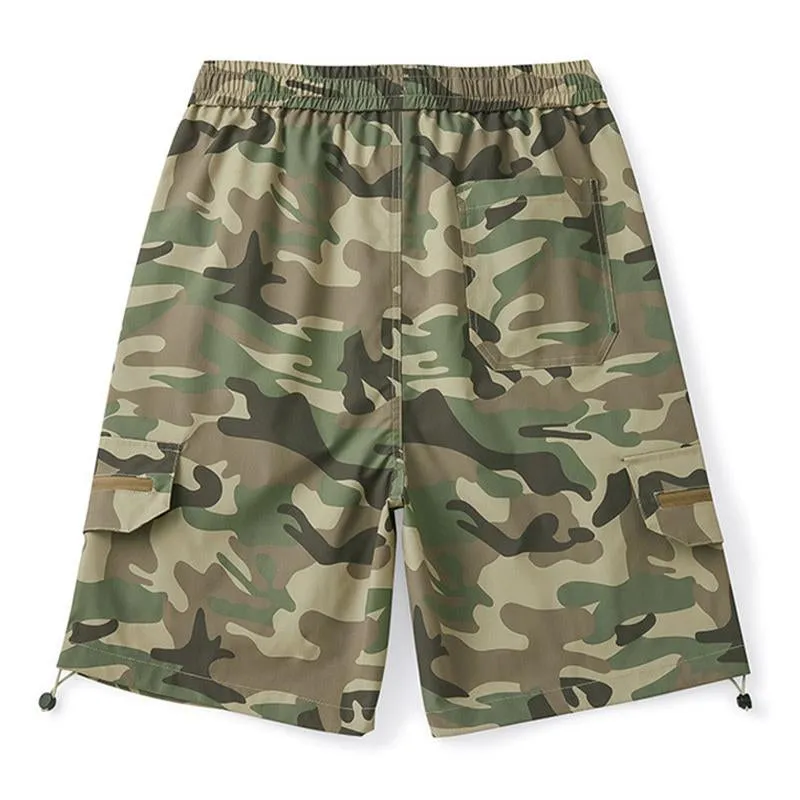 Men's Casual Loose Camouflage Quick-drying Cargo Shorts 24175568M sold by Manly product image thumbnail 4