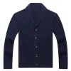 Men's Lapel Knit Cardigan Jacket 58580046X sold by Manly