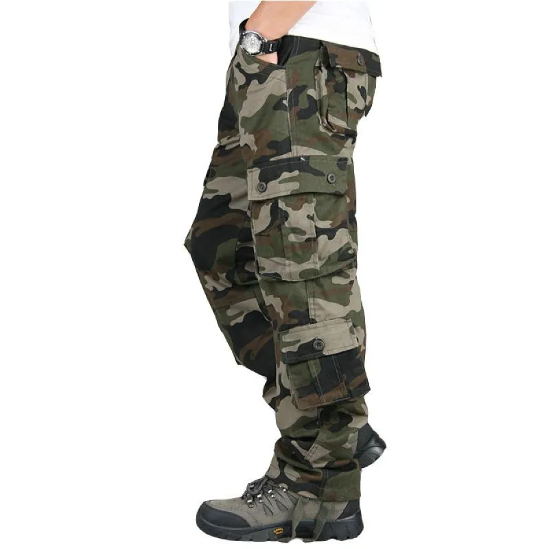 Men's Camouflage Cargo Pants 92568503TO sold by Manly