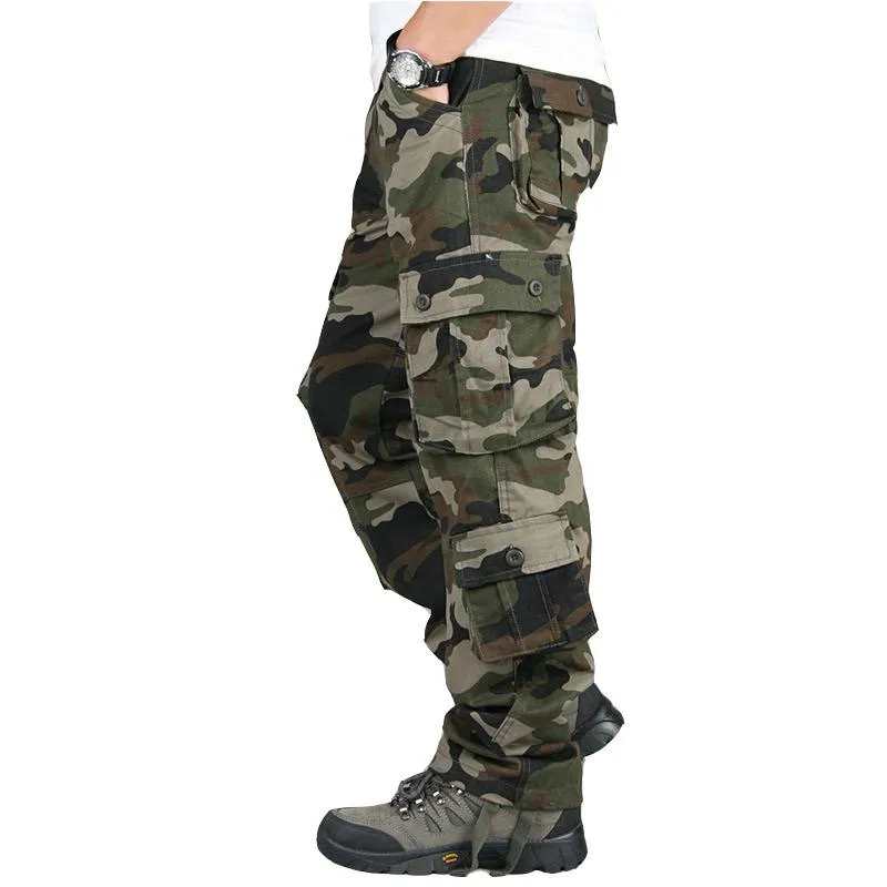 Men's Camouflage Cargo Pants 92568503TO sold by Manly