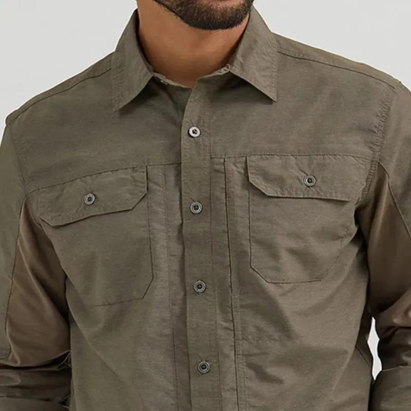 Men's Retro Casual Pocket Workwear Long Sleeve Shirt 05375471TO sold by Manly product image thumbnail 3