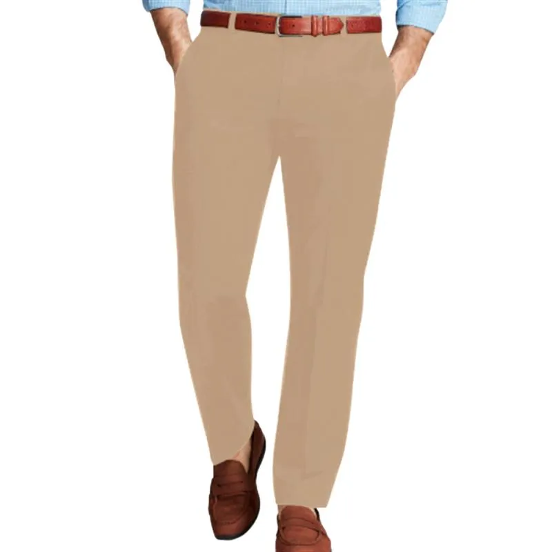 Men's Casual Solid Color Straight Slim Suit Pants 58370189M sold by Manly product image thumbnail 2