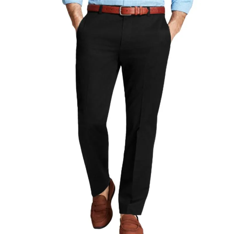 Men's Casual Solid Color Straight Slim Suit Pants 58370189M sold by Manly