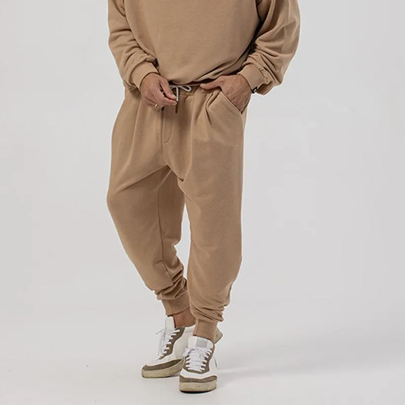 Men's Solid Color Loose Elastic Waist Sports Casual Trousers 49308794Z sold by Manly product image thumbnail 5