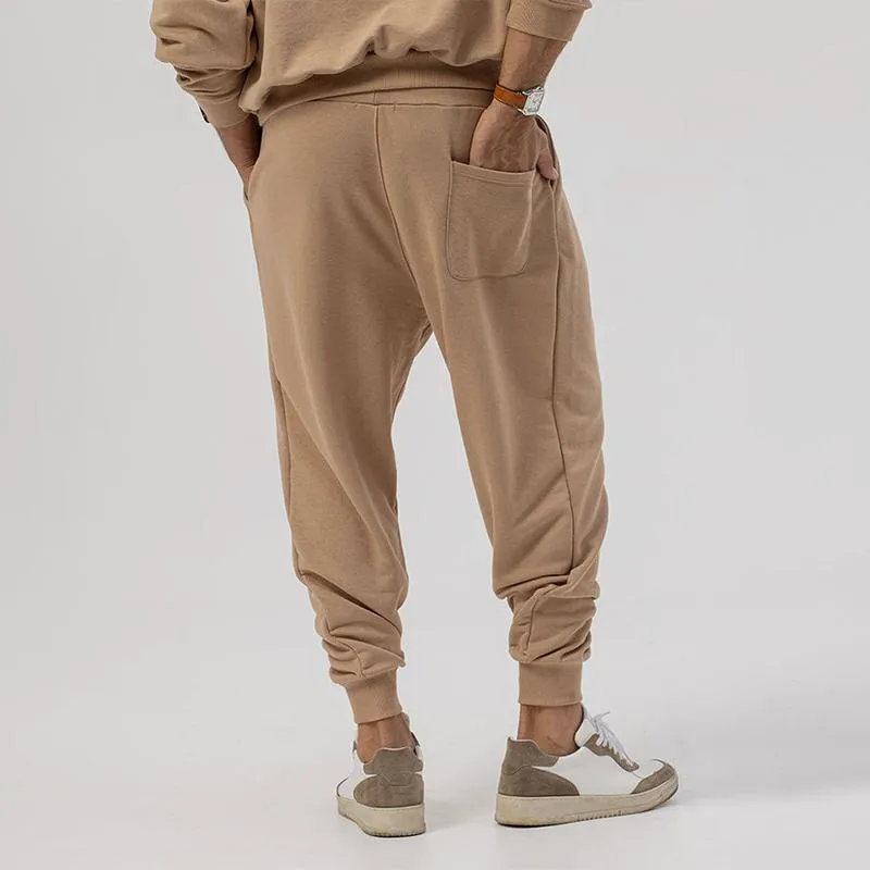 Men's Solid Color Loose Elastic Waist Sports Casual Trousers 49308794Z sold by Manly product image thumbnail 4