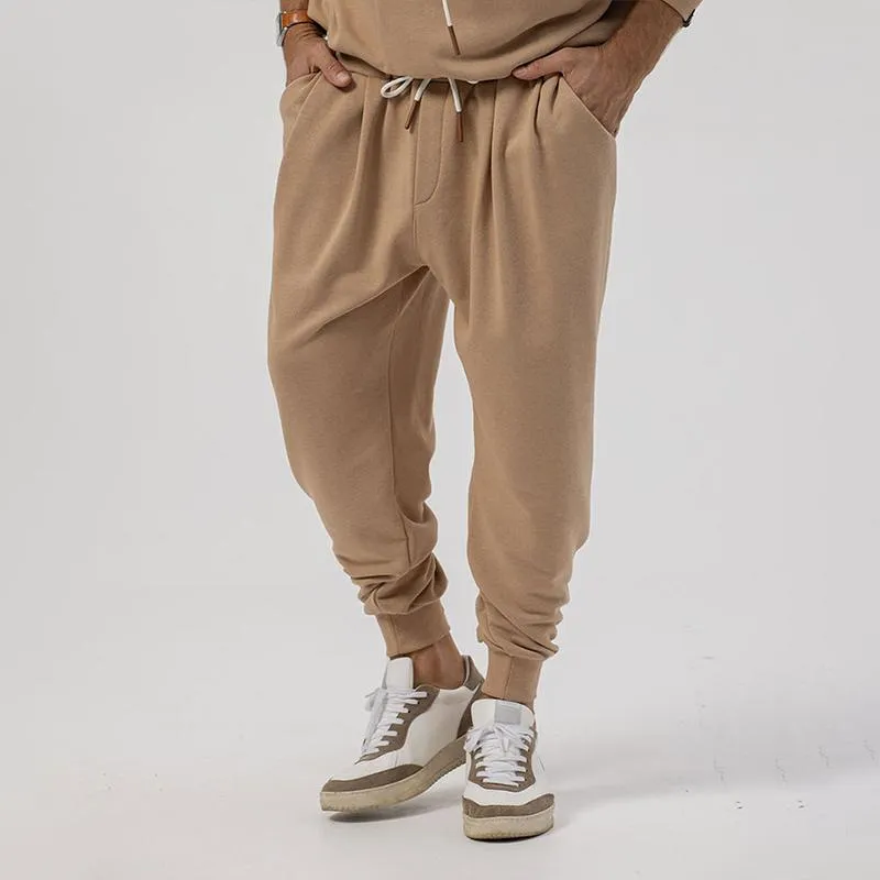 Men's Solid Color Loose Elastic Waist Sports Casual Trousers 49308794Z sold by Manly product image thumbnail 2